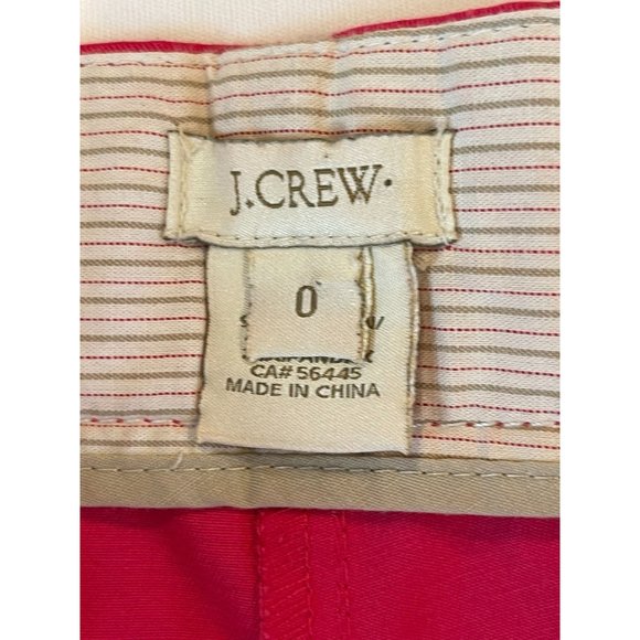J. Crew Womens Sailor Short Functional Buttons Each Side 44855SU12 Red Size 0 - Picture 3 of 8
